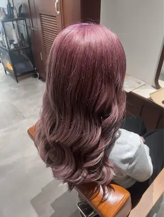 セミロング カラー ヘアアレンジ 💠urara opus💠🩵のヘアスタイル