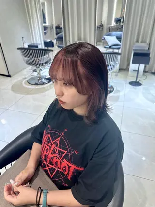 ショート カラー 透明感×髪質改善🌀 カナ 銀座のヘアスタイル