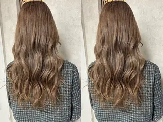ロング カラー 優花/ハイトーン /デザインカラーのヘアスタイル