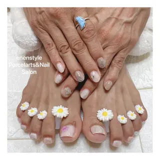 ミディアム ネイル 🐾enen style 🐾のネイルデザイン