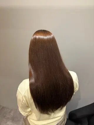 ロング 褒められ美髪/髪質 改善ストレート/初寧のヘアスタイル