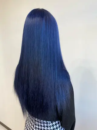 ロング カラー 松本 菜那のヘアスタイル