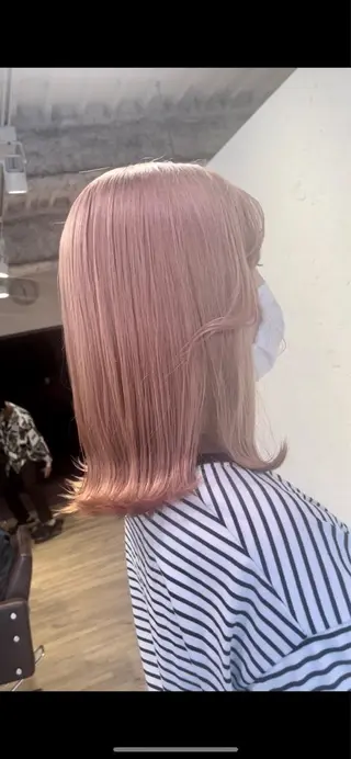 セミロング 前田 菜奈子のヘアスタイル
