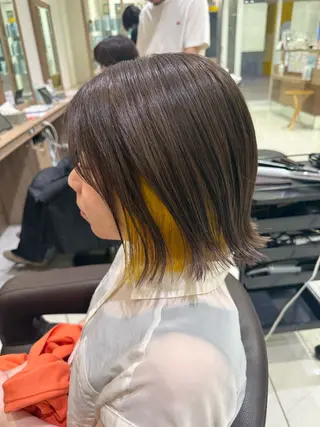 ミディアム 玉村 愛李 【ash 津田沼店】のヘアスタイル