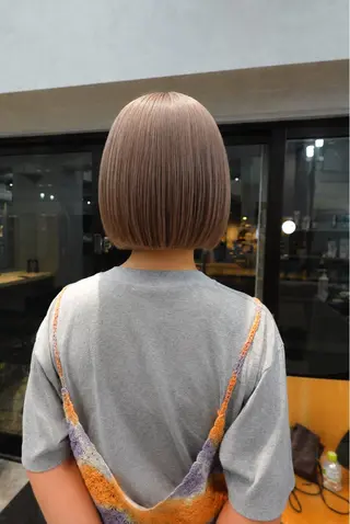 ショート カラー ✳︎透明感カラー✳︎ ボブ✳︎nanaのヘアスタイル