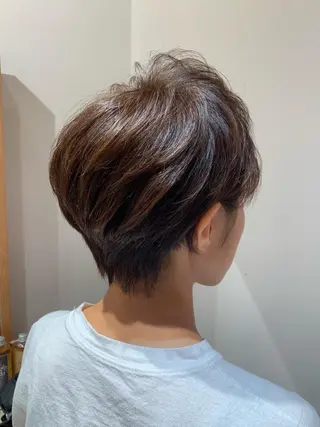 ショート カラー 韓国スタイル🇰🇷 annaのヘアスタイル