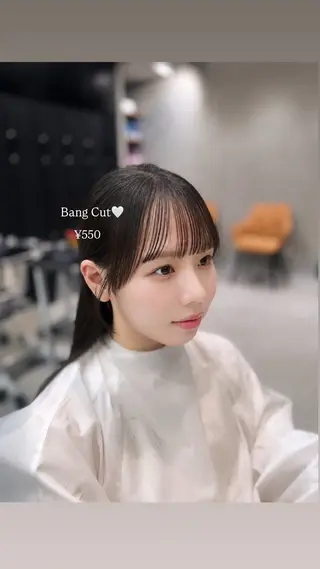 うる艶カラー 顔周りカット♡ikuのヘアスタイル