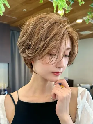 ショート カラー お悩み解決ショート/ 似合わせカット/といのヘアスタイル