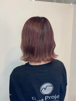 ショート カラー ヘアアレンジ Sol plusのヘアスタイル