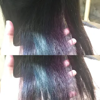ミディアム カラー パーマ ヘアアレンジ メンズ キッズ ネイル マツエク・マツパ サロンドミルク 渋谷高比良のヘアスタイル