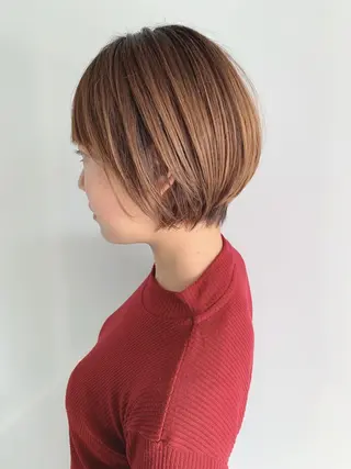 ショート 🎉骨格矯正カット ばば　としまさのヘアスタイル