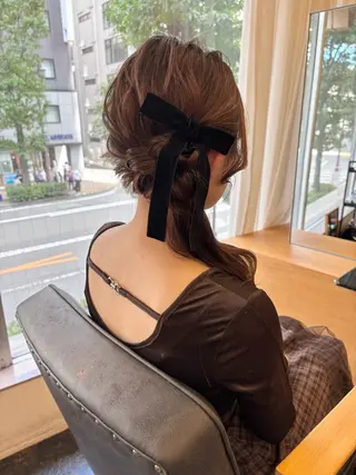 セミロング ヘアアレンジ 美空🐇 レイヤー / 透明感カラー🩰のヘアスタイル