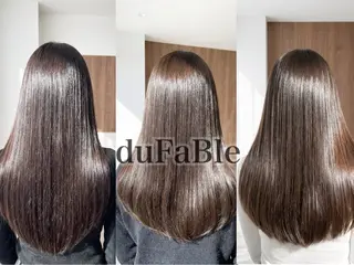 ロング 白髪いかしハイライト 加藤のヘアスタイル