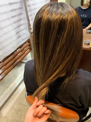 ロング ☻BRAVE柏東口店 わたなべ りこ☻のヘアスタイル