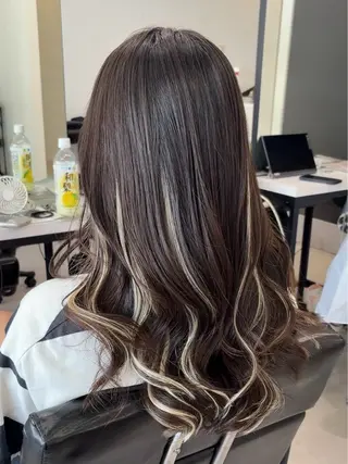 ロング カラー ハイライト/ショート ・ボブ/RYOHEIのヘアスタイル