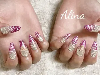 ロング 池袋Alina エリナのネイルデザイン
