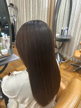 ロング ツヤ髪💫髪質改善 透明感カラー仁平創太のヘアスタイル