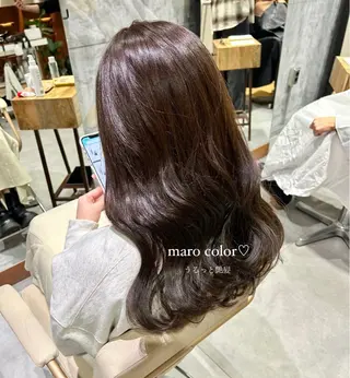 ロング カラー 似合わせカット/ 青竹真璃亜のヘアスタイル