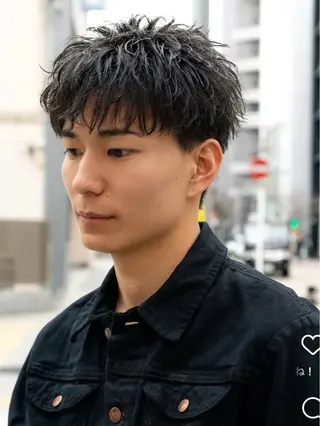 パーマ メンズ 安藤幹人 メンズパーマのヘアスタイル