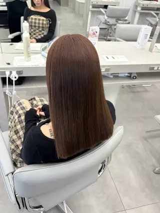 セミロング カラー 🍀透明感ナチュラル カラー🍀じゅんのヘアスタイル