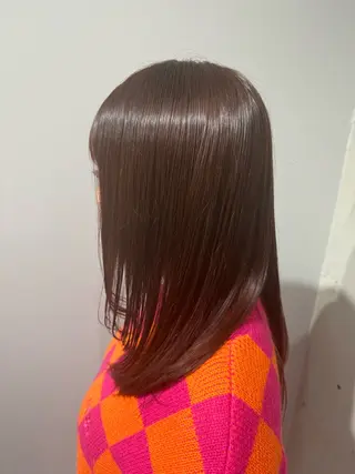 セミロング カラー メンズ/レイヤー/ 高田優のヘアスタイル