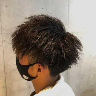 ショート メンズ aDALil ATSUYAのヘアスタイル