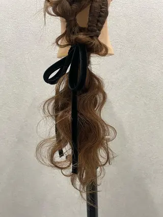 ヘアアレンジ ｺﾃﾏｷﾊﾟｰﾏ/ ayaka☁️のヘアスタイル