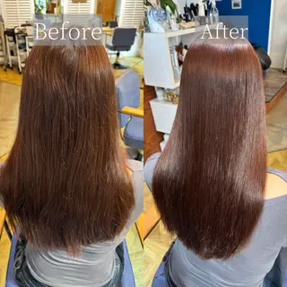 ロング Kaori🌈透明感 カラー / 髪質改善のヘアスタイル