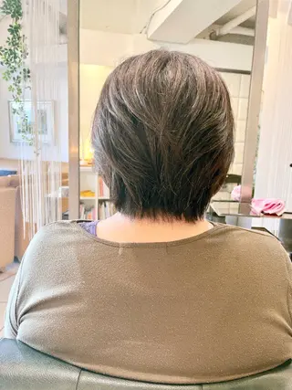 ショート 加藤 麻美のヘアスタイル