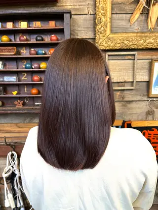 セミロング カラー 川崎 かなでのヘアスタイル
