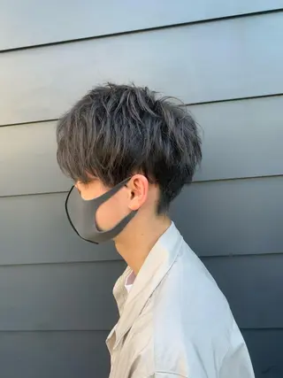カラー パーマ メンズ STYLE袋町店 赤畠達弥のヘアスタイル