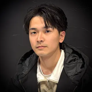 ミディアム パーマ メンズ スパイキーショート 心斎橋【戸兵吏駒】のヘアスタイル