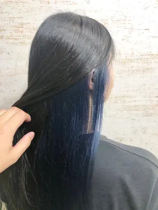 ロング カラー 透明感カラー/韓国 ブリーチ/古橋のヘアスタイル