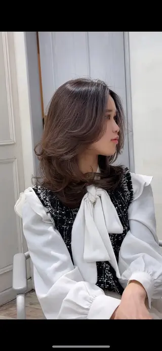 セミロング カラー 美髪/レイヤー 表参道/ヒロキのヘアスタイル