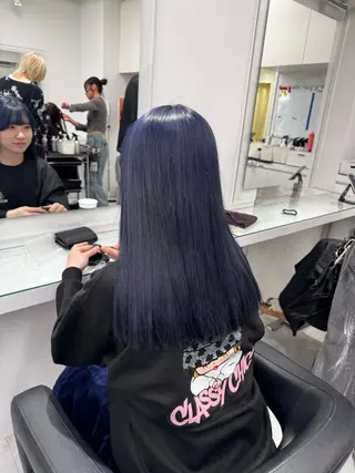 ロング カラー ヘアアレンジ 透け上品ハイトーン 職人ゆうと🤍のヘアスタイル
