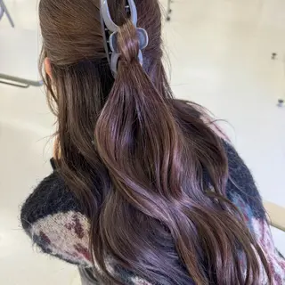 セミロング カラー 似合わせカラー/艶髪 /垢抜け／銀座/カナのヘアスタイル
