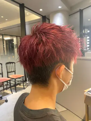 カラー メンズ unopulir 景山 凌のヘアスタイル