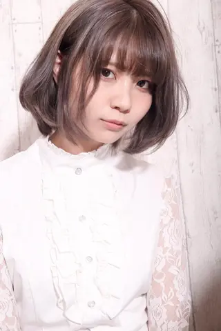 ショート カラー 透明感カラー/韓国 ブリーチ/古橋のヘアスタイル