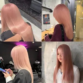 セミロング カラー 【🥀履歴修正🥀】 ハイトーン職人/拓真のヘアスタイル