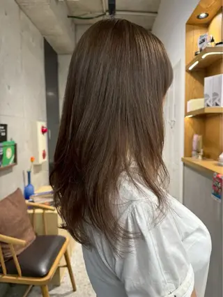 カラー 🍎ブリーチカラー 🍎KUREA🍎のヘアスタイル