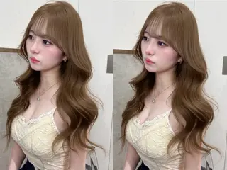 ロング 🎀ダブルカラー/ 透明感カラー/翼🎀のヘアスタイル