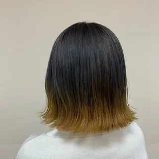 ミディアム ハイトーン🌈韓国風 🇰🇷りこぴん🎀のヘアスタイル