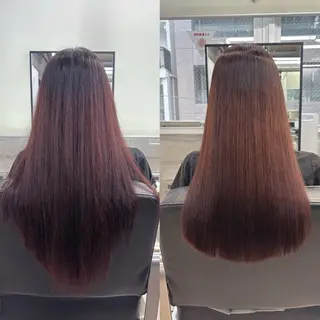 ロング カラー パーマ ヒマワリ🌻/ ワンホン×髪質改善のヘアスタイル