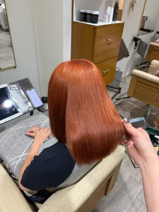 カラー ブリーチカラー/茨木 𝙨𝙖𝙠𝙞💚のヘアスタイル