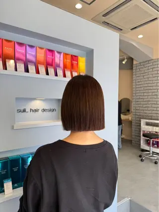 ショート 🩷透明感カラー 🩷レイヤー･ボブのヘアスタイル