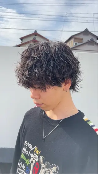 パーマ メンズ 木村 佑季のヘアスタイル