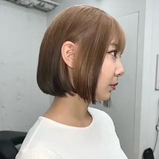 ショート カラー ハイトーン/ボブ 🎀sonokaのヘアスタイル