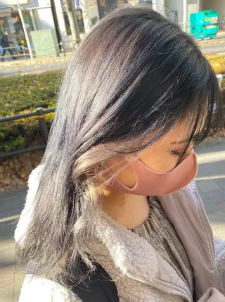 ロング カラー ヘアアレンジ TSUNA 🌙 Lim 五反田のマツエク・マツパデザイン