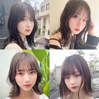 ミディアム カラー 🫧艶ダブルカラー ブリーチ🫧トモヤのヘアスタイル
