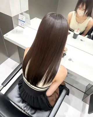 ロング 美髪職人あお🦕 髪質改善｜原宿のヘアスタイル